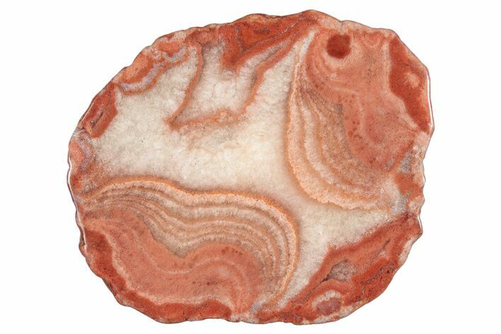 Polished Potato Agate Slice - England #283081